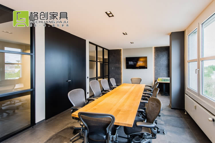 現代辦公家具效果圖