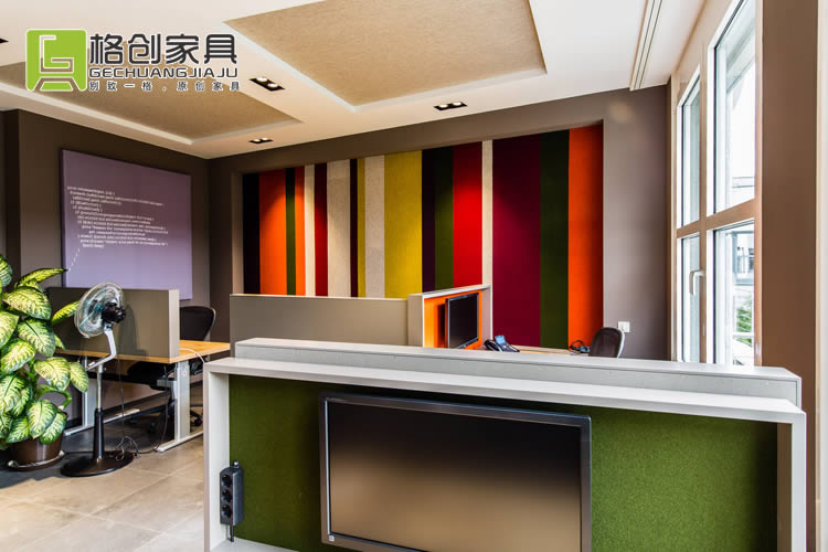 現代辦公家具效果圖